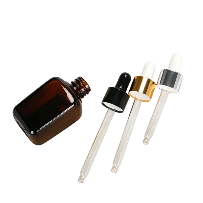 10ml 25ml 35ml 50ml 100ml Amber Square Essential Oil Bottles, Light-Proof Glass Dropper Bottles, Portable Travel-Size Serum Sample Bottles In Stock - Image 3