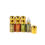 3ml/6ml/12ml Portable Glass Roller Bottles, Empty Sample Roll-On Vials for Essential Oil Massage - Image 2