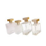 Luxury Frosted Empty Glass Perfume Spray Bottles, 25ml 50ml Portable Travel Refill Cosmetic Vials - Image 2