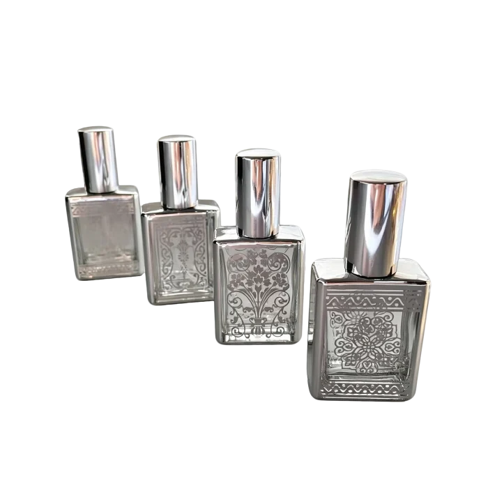 15ml UV Electroplated Glass Perfume Tube Bottles, Electroplated Spray Refillable Containers for Perfume, Facial Toner and Hydrating Mist - Image 3