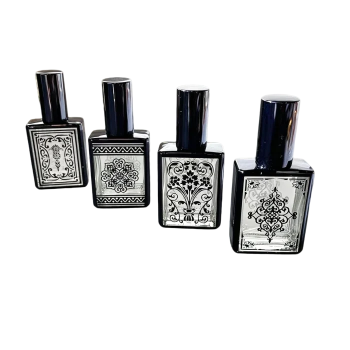 15ml UV Electroplated Glass Perfume Tube Bottles, Electroplated Spray Refillable Containers for Perfume, Facial Toner and Hydrating Mist - Image 2