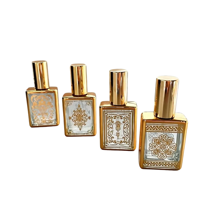 15ml UV Electroplated Glass Perfume Tube Bottles, Electroplated Spray Refillable Containers for Perfume, Facial Toner and Hydrating Mist - Image 4