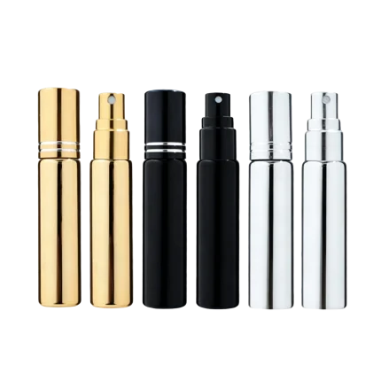 electroplated glass perfume tube bottles detachable 5ml 10ml refill toner spray