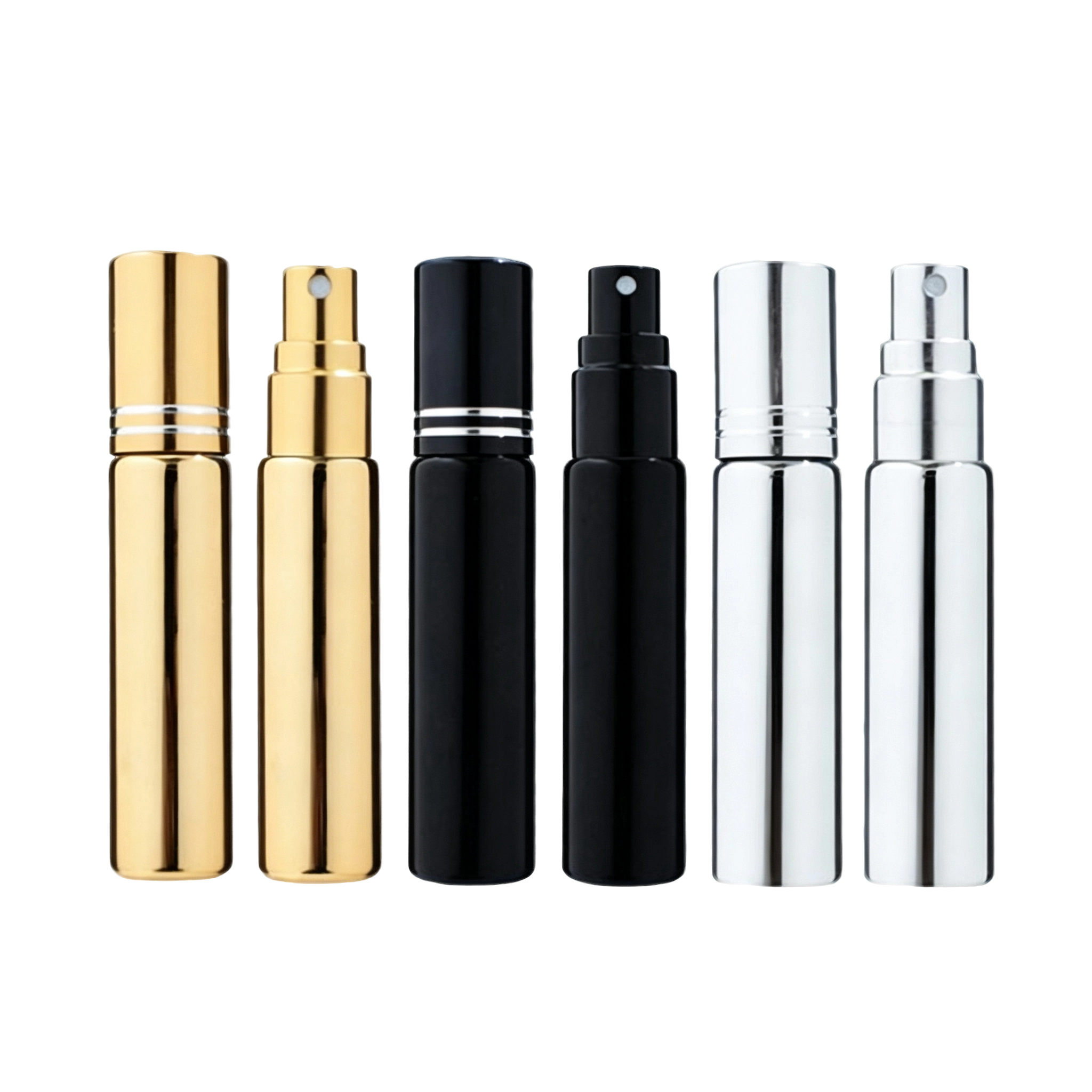 VT-GB-0017-主图 electroplated glass perfume tube bottles detachable 5ml 10ml refill toner spray