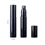 5ml,10ml Detachable Electroplated UV Glass Perfume Tube Bottles, Portable Empty Refill Containers for Toner & Hydrating Spray - Image 4
