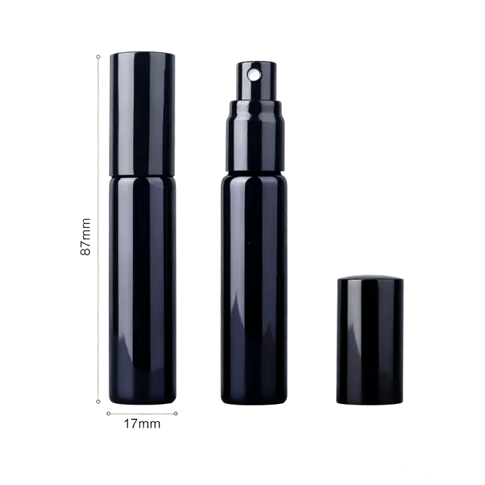 5ml,10ml Detachable Electroplated UV Glass Perfume Tube Bottles, Portable Empty Refill Containers for Toner & Hydrating Spray - Image 4