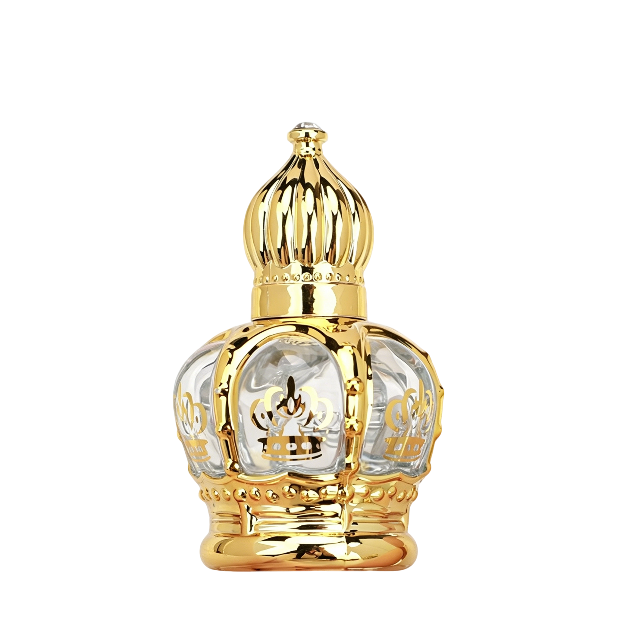 VT-GB-0019-主图-1 UV electroplated glass roll on bottles 15ml refillable perfume essential oil sample