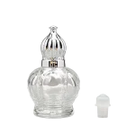 Luxury 15ml UV Plated Glass Roll On Bottles with Crown Cap, Portable Empty Sample Containers for Essential Oils and Perfume - Image 3