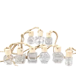 multi-style car perfume bottle ornaments 5ml 10ml 15ml refillable glass