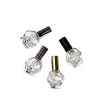 10ml Empty Rose Printed Glass Spray Bottles, Portable Refillable Perfume Travel Containers - Image 2