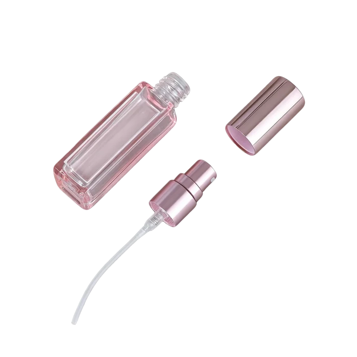 5ml 10ml 20ml Portable Refillable Glass Perfume Spray Bottles, Press-Type Empty Travel Cosmetic Dispenser for Fragrance Toner - Image 3