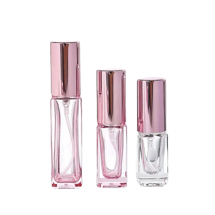 refillable glass perfume spray bottles press-type travel dispenser 5ml 10ml 20ml