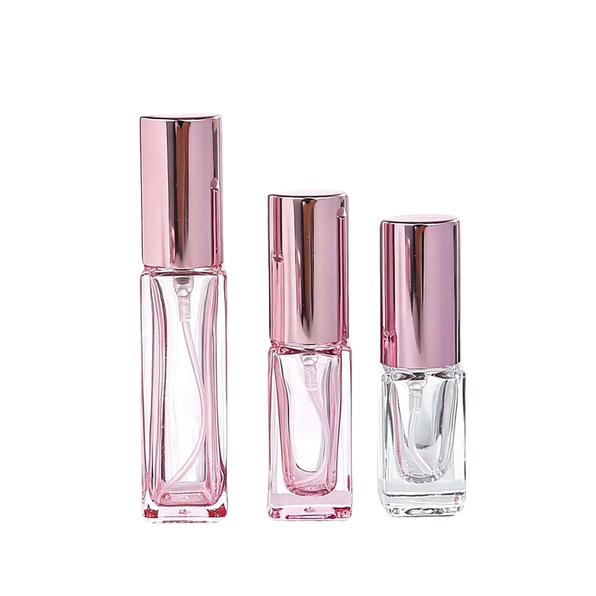 VT-GB-0024-主图 refillable glass perfume spray bottles press-type travel dispenser 5ml 10ml 20ml