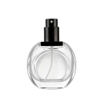 30ml Oval Glass Fine Mist Spray Bottles, Thin Black Frosted / Frosted / Clear In Stock, Refillable Vials for Essential Oil & Perfume - Image 4