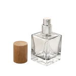 30ml & 50ml Refillable Glass Perfume Bottles with Screw-On Beech Wood Caps - Image 4