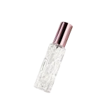 10ml Luxury Embossed Bitter Melon Glass Perfume Spray Bottles, Portable Empty Travel Refill Containers - Image 3
