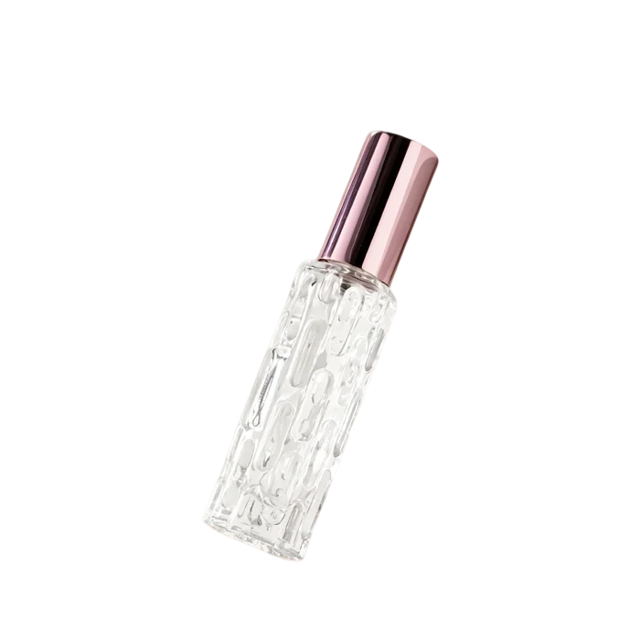 10ml Luxury Embossed Bitter Melon Glass Perfume Spray Bottles, Portable Empty Travel Refill Containers - Image 3
