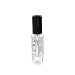 10ml Luxury Embossed Bitter Melon Glass Perfume Spray Bottles, Portable Empty Travel Refill Containers - Image 4