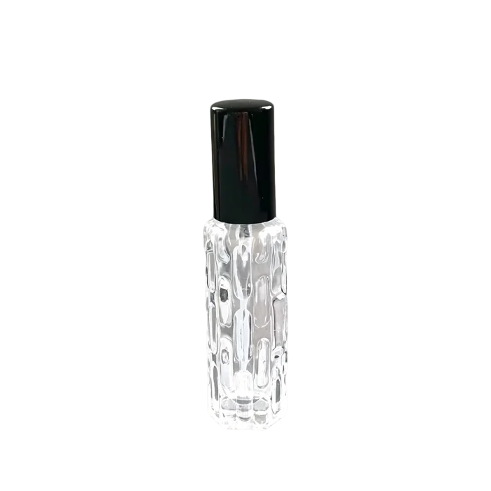 10ml Luxury Embossed Bitter Melon Glass Perfume Spray Bottles, Portable Empty Travel Refill Containers - Image 4