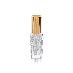 10ml Luxury Embossed Bitter Melon Glass Perfume Spray Bottles, Portable Empty Travel Refill Containers - Image 5