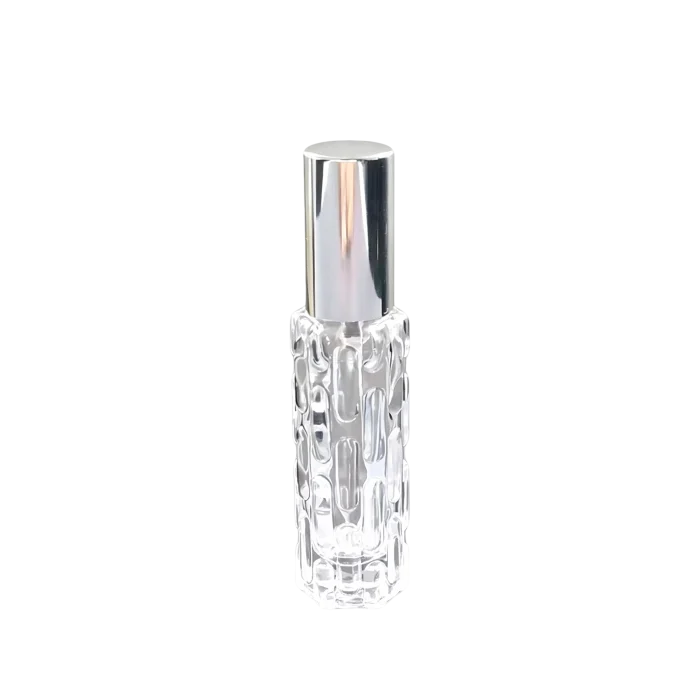 10ml Luxury Embossed Bitter Melon Glass Perfume Spray Bottles, Portable Empty Travel Refill Containers - Image 6