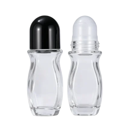 glass roll-on bottles 30ml 50ml leak-proof thick-walled antiperspirant body fragrance