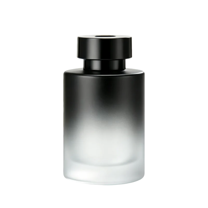 aromatherapy glass bottles gradient color car diffuser 120ml rattan sticks