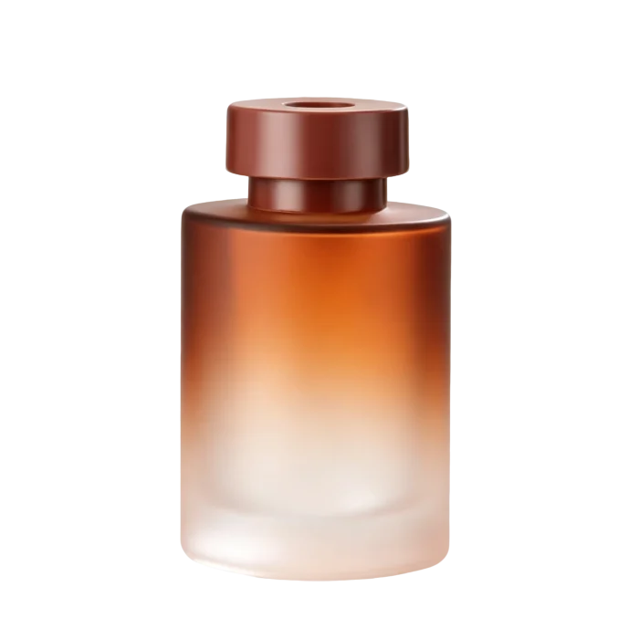 120ml Aromatherapy Glass Bottles, Gradient Color Empty Car Diffuser Bottles with Non-Flammable Rattan Volatile Sticks - Image 2