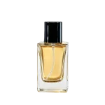 flat square glass perfume bottles crimp spray 30ml 50ml clear press nozzle