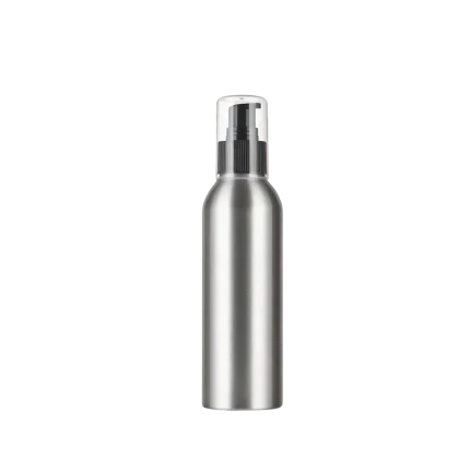 aluminum bottles with short spray pumps 30ml to 250ml