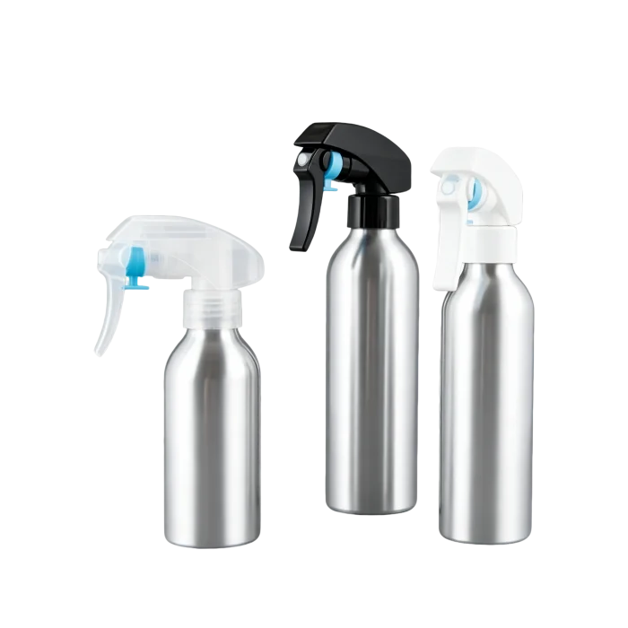 30ml 50ml 100ml 120ml 150ml 250ml Aluminum Bottles with Ultra Fine Mist Hand Sprayers - Image 2