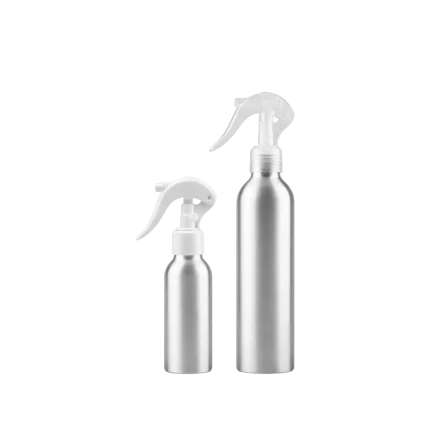 aluminum bottles with hand spray pumps 30ml to 250ml