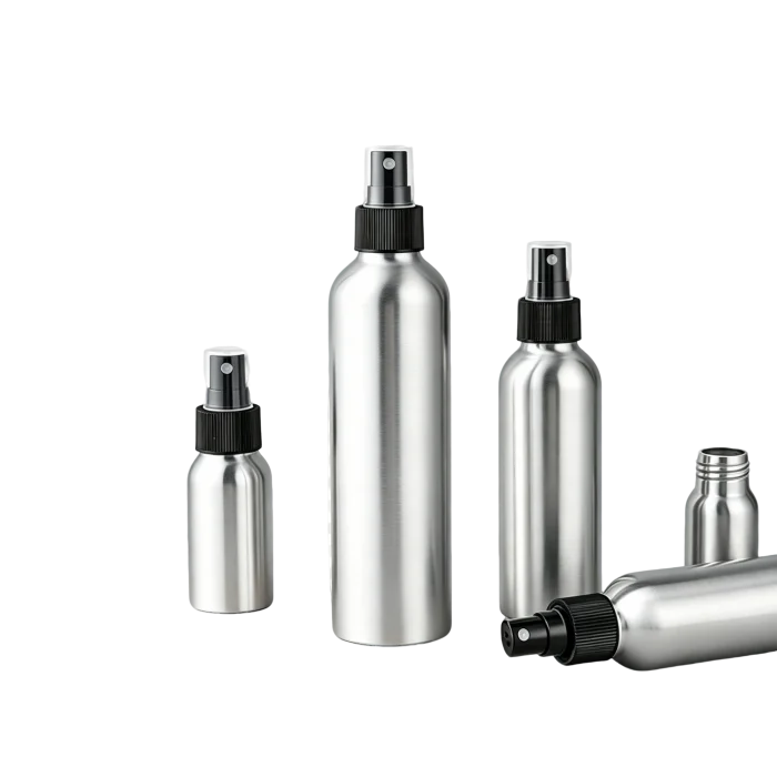30ml 50ml 100ml 120ml 150ml 250ml Aluminum Bottles with PP Sprayers - Image 3