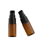 10ml PET Bottles with Pump Heads, Blue, Amber, White, Red, Green & Clear In Stock - Image 4