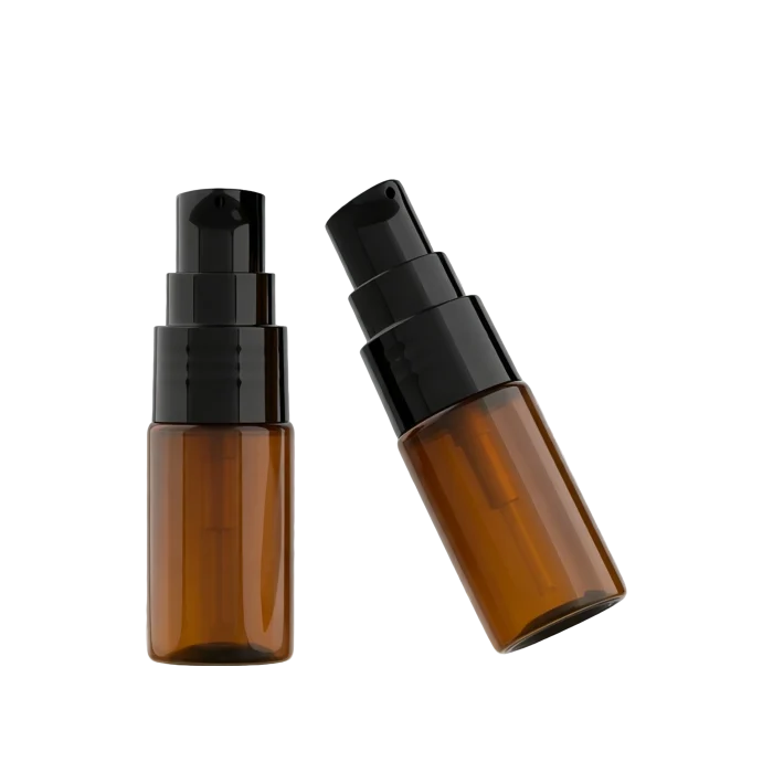10ml PET Bottles with Pump Heads, Blue, Amber, White, Red, Green & Clear In Stock - Image 4