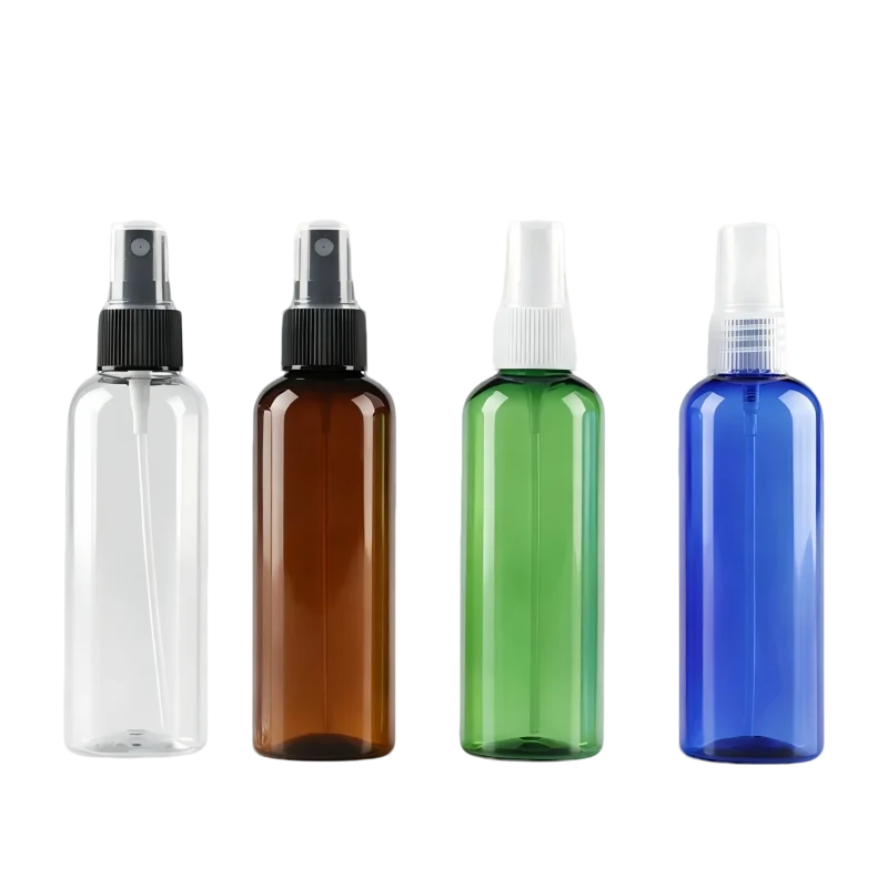 100ml PET fine mist spray bottles 7 colors