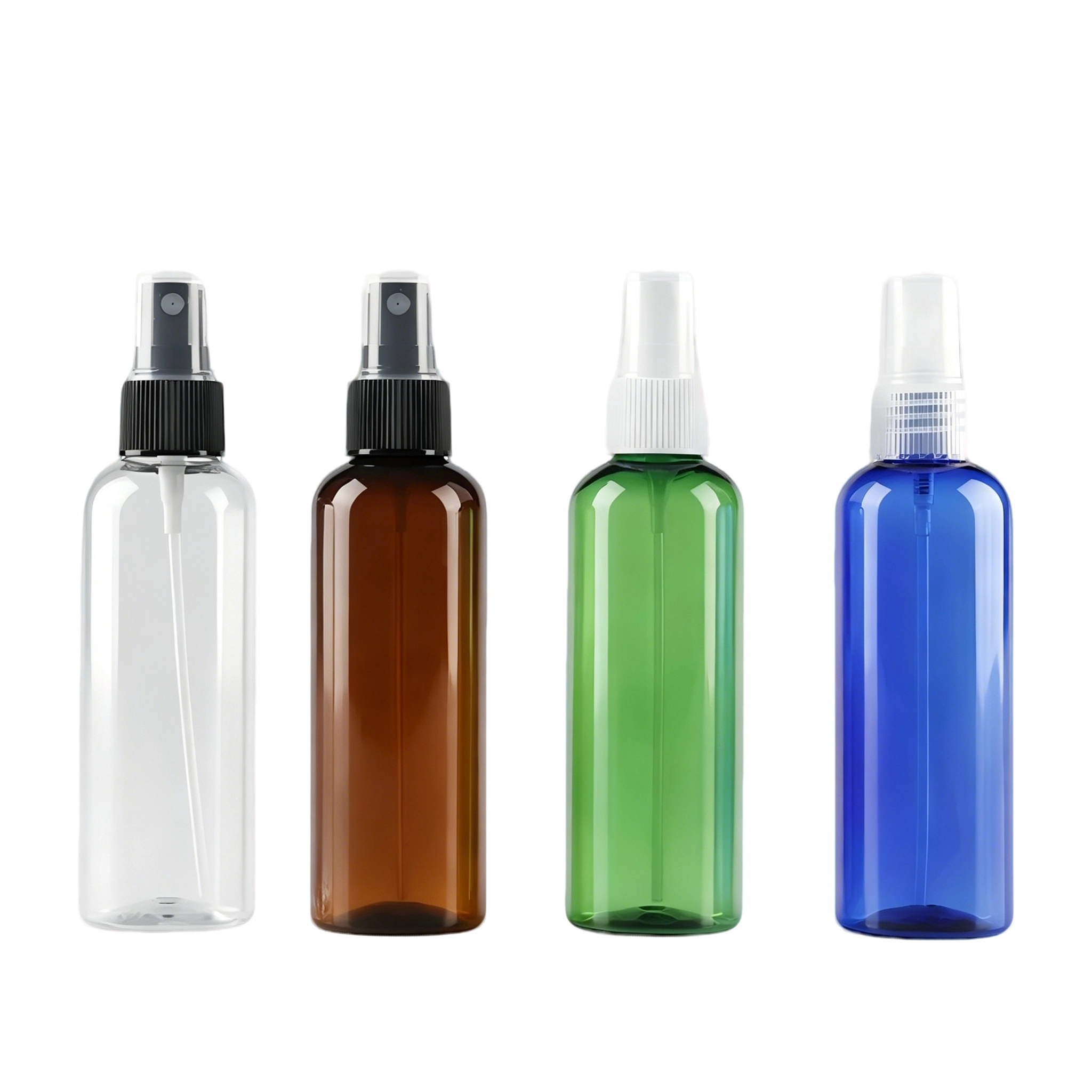 VT-PB-0008-主图 100ml PET fine mist spray bottles 7 colors