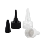 50ml PET Bottles with Pointed Caps, Amber Blue Green Clear White Red Black In Stock - Image 3