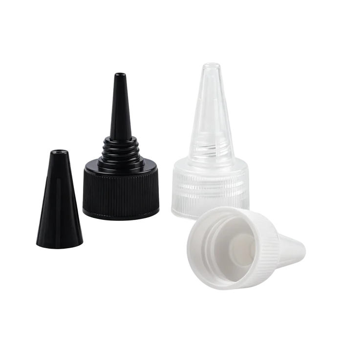 50ml PET Bottles with Pointed Caps, Amber Blue Green Clear White Red Black In Stock - Image 3