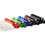 50ml PET Bottles with Pointed Caps, Amber Blue Green Clear White Red Black In Stock - Image 2