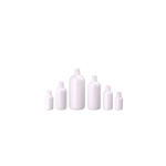 White 18mm glass essential oil bottles from 5ml to 100ml