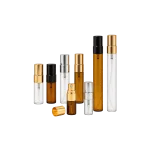 2ml, 3ml, 5ml & 10ml Glass Spray Bottles in Clear & Amber with PP or Aluminum Sprayers - Image 2