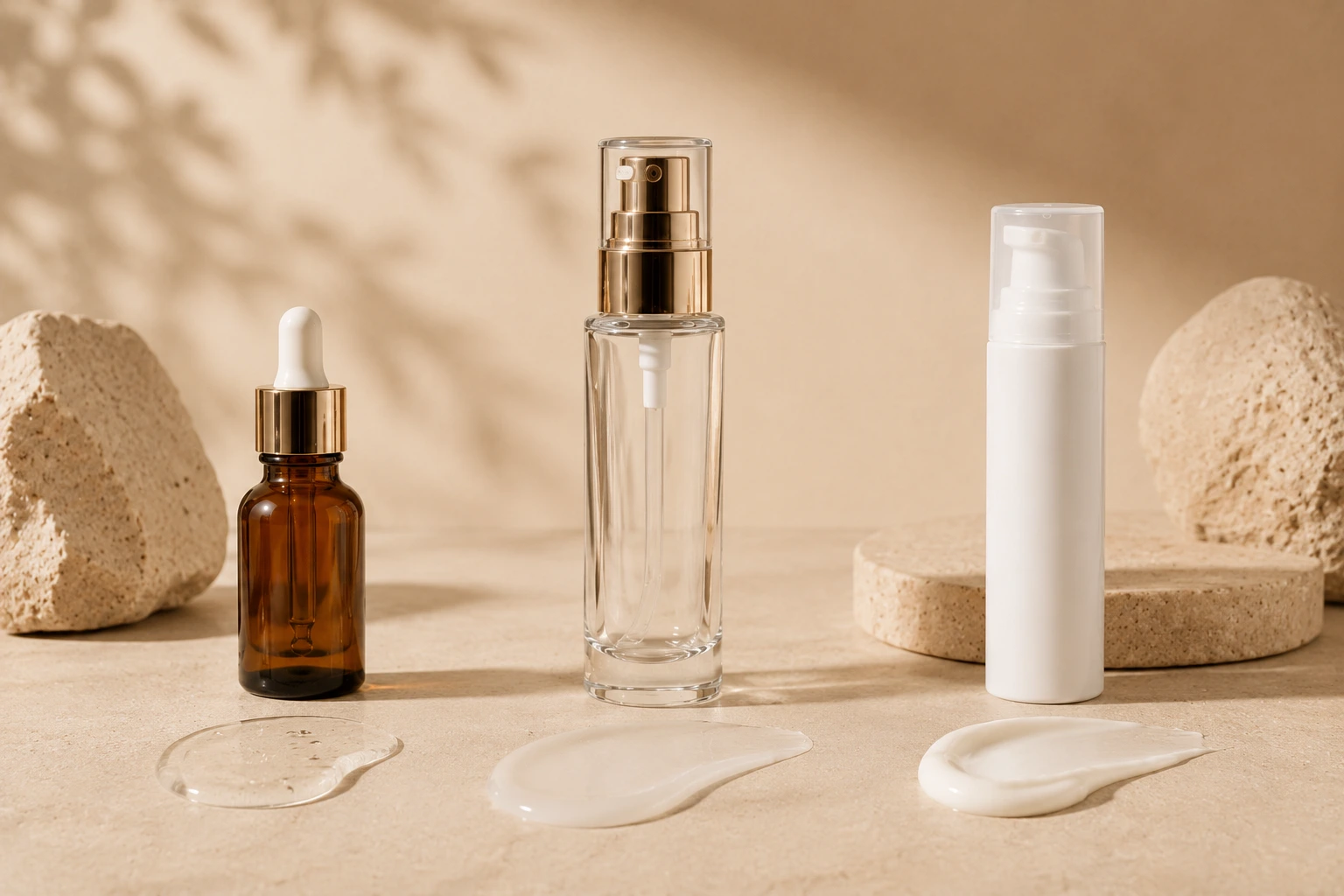 Skincare packaging options for serum lotion and cream formulas