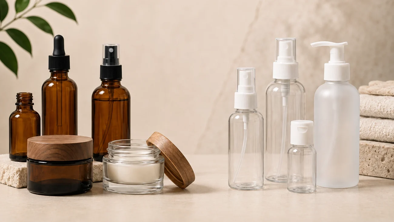 Glass vs Plastic Cosmetic Packaging Comparison