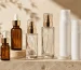 Cosmetic serum packaging options including glass dropper pump and airless bottles