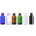 18mm glass bottles in 6 colors