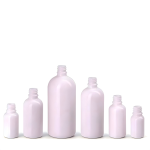 18mm glass bottle in White